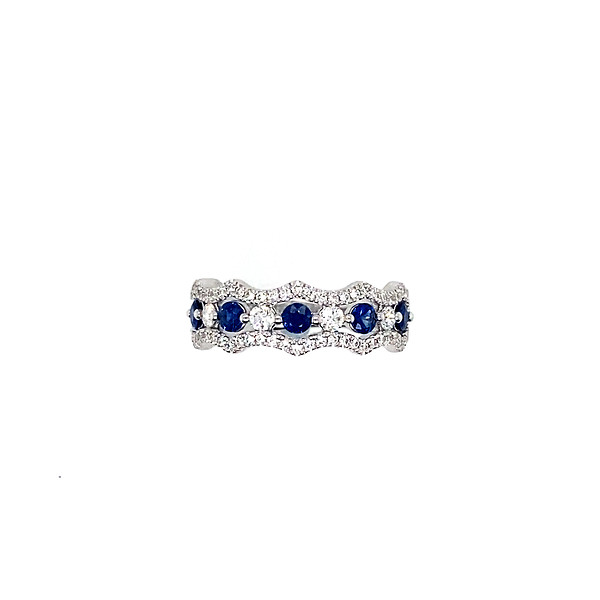 Sapphire and Diamond Band