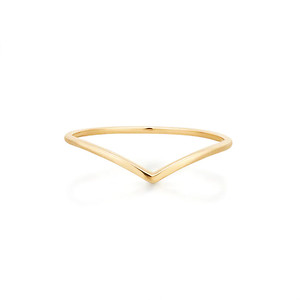 Aurelie Gi Vee Wishbone Ring