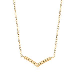 Aurelie Gi Laurel WIshbone Necklace