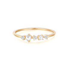 Aurelie Gi White Sapphire Anne Ring