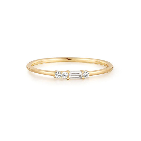 Aurelie Gi Selena White Sapphire Ring