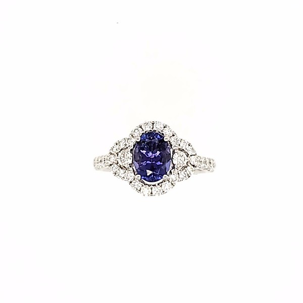 Tanzanite and Diamond Ring