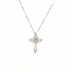 Diamond Cross Pendant