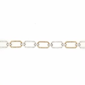 Diamond Open Link Bracelet