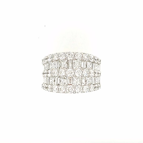 Multi-Row Diamond Band