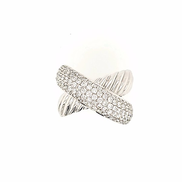 Diamond "X" Ring