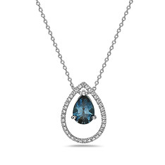 London Blue Topaz Pendant