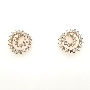 Diamond Swirl Earrings