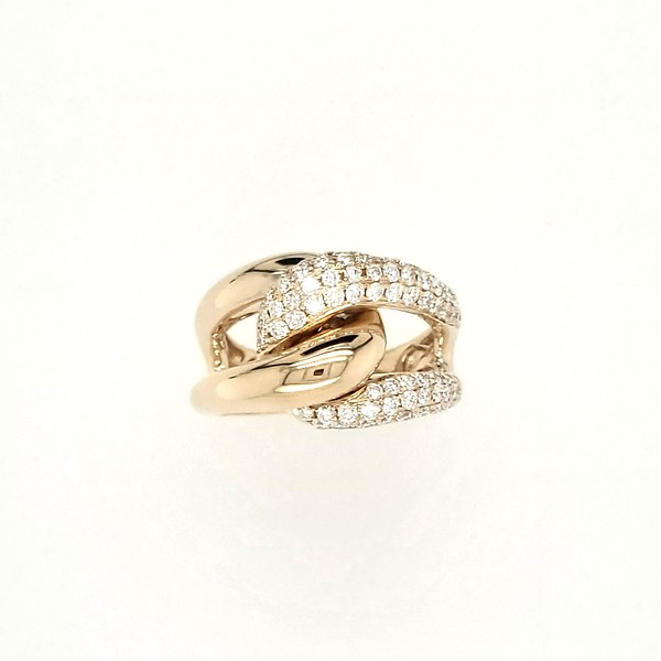 Interlocking Diamond Ring