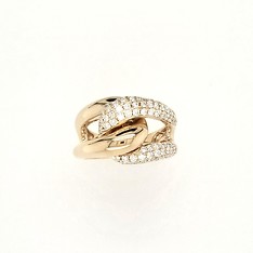 Interlocking Diamond Ring