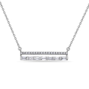 Diamond Bar Necklace