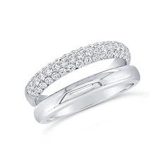 Pave' Set Diamond Ring