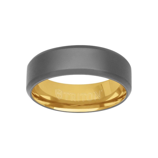 Yellow Gold and Tantalum Band