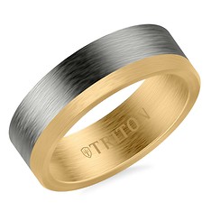 Yellow Gold and Tantalum Band