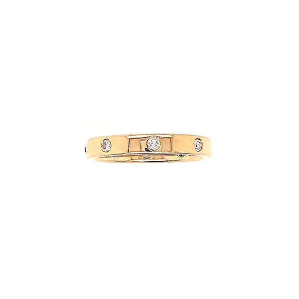 Burnish Set Diamond Band