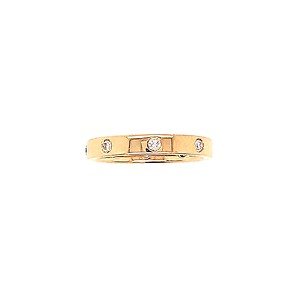 Burnish Set Diamond Band