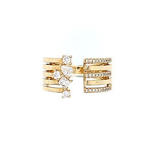 Multi-Shape Diamond Band