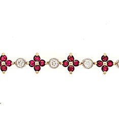 Ruby and Diamond Bracelet