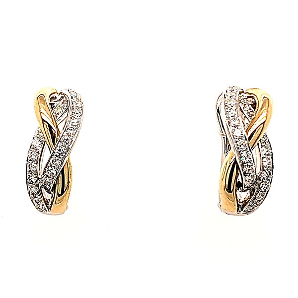 Diamond Hoop Earrings