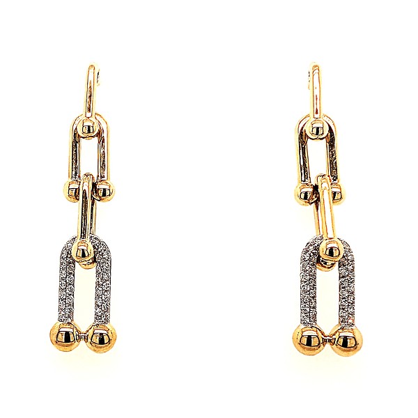 Diamond Dangle Earring