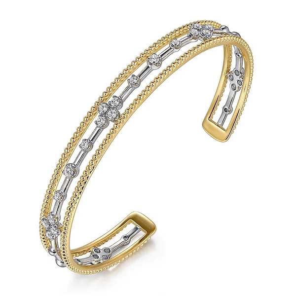 Bujukan Two-Tone Diamond Cuff