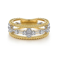 Bujukan Diamond Easy Stackable Ring