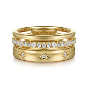 Diamond Easy Stackable Ring