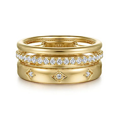 Diamond Easy Stackable Ring