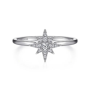 Diamond Starburst Gaby Ring