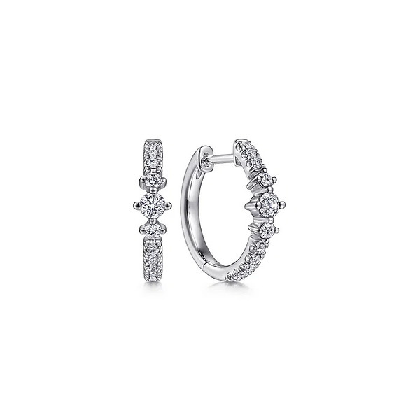 Lusso Diamond Huggie Hoops