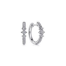 Lusso Diamond Huggie Hoops