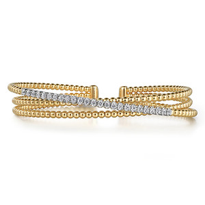Bujukan Criss Cross Diamond Bangle