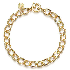 Bujukan Hollow Tube Link Bracelet