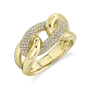 Pave Curb Link Band