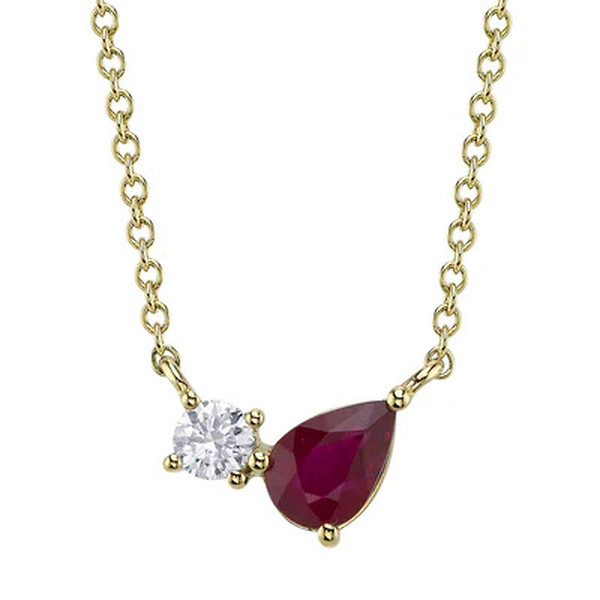 Ruby and Diamond Necklace