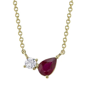 Ruby and Diamond Necklace
