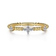 Bujukan Diamond Station Stackable Ring