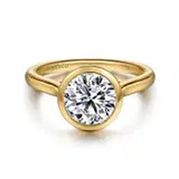 Bezel Solitaire Semi Mounting
