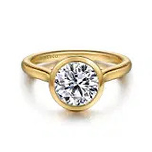 Bezel Solitaire Semi Mounting