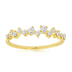 Scattered Diamond Ring