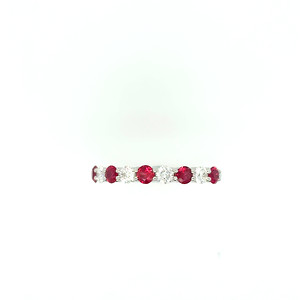 Ruby and Diamond Alternating Band