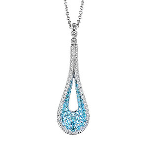 White Gold Drop Necklace