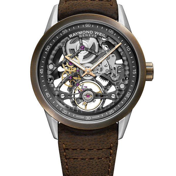 Freelancer Calibre RW1212 Skeleton Men's Automatic Bronze Watch