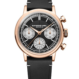 Millesime Automatic Tri-Compax Chronograph Black Sector Dial Watch