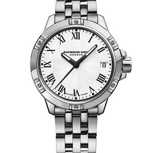 Tango Classic Ladies Quartz White Dial Steel Date Watch