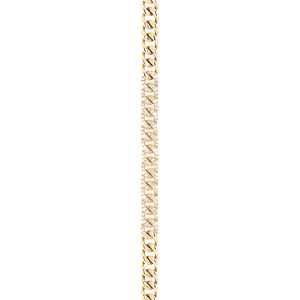 Diamond Curb Link Bracelet
