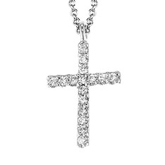Zeghani Small Diamon Cross
