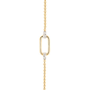 Open Link Diamond Bracelet