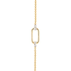 Open Link Diamond Bracelet