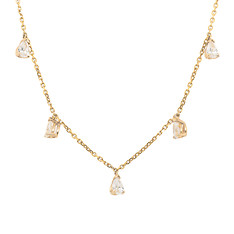 Lab Grown Diamond Station Necklace